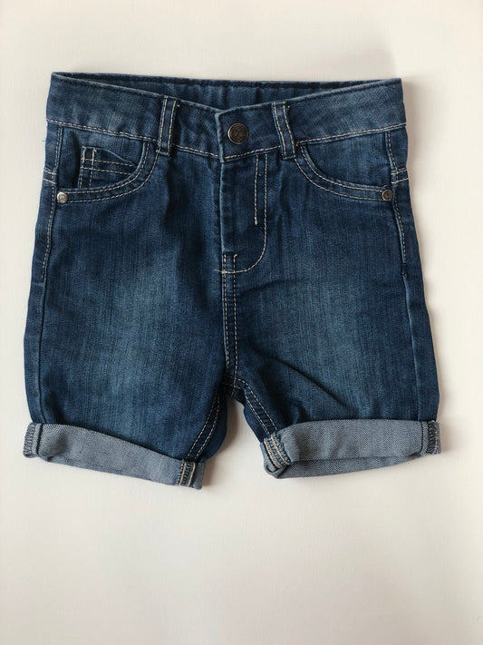 Short long - Bermuda en jeans bleu Orchestra 12 mois