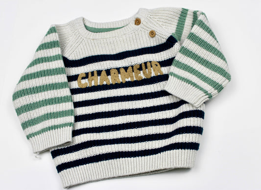 Pull en mailles rayé Tape à l’Oeil 18 mois