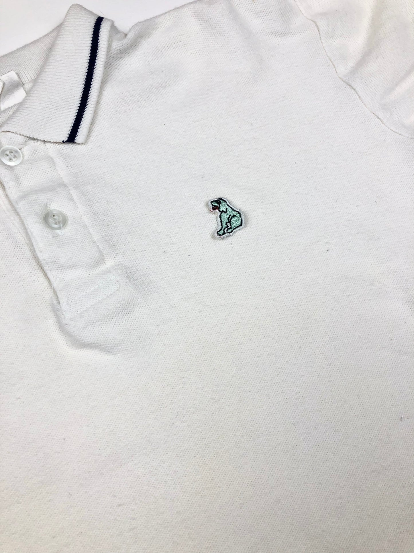 Polo blanc vintage 6 ans