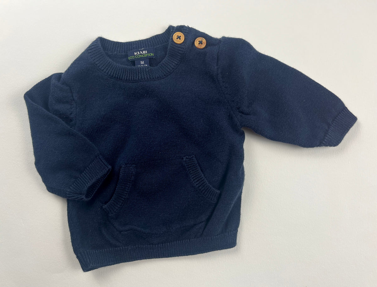 Pull marine Kiabi 1 mois