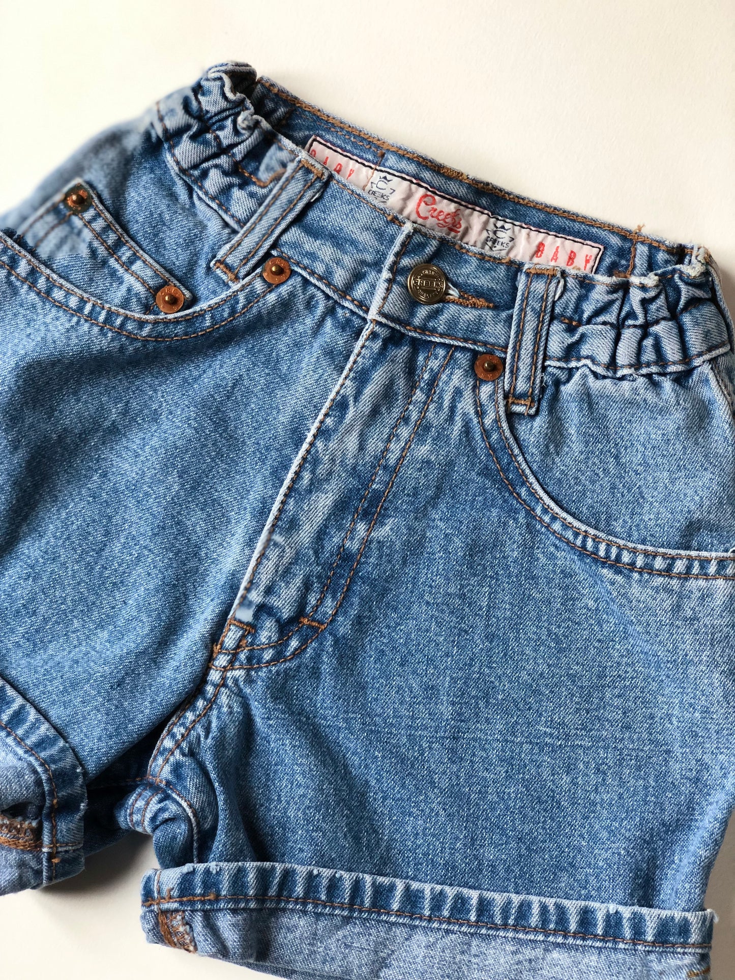 Short en jeans vintage Creeks 18 mois