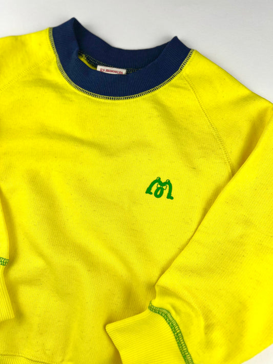 Sweat jaune Les Marsiens 2 ans (taille grand)