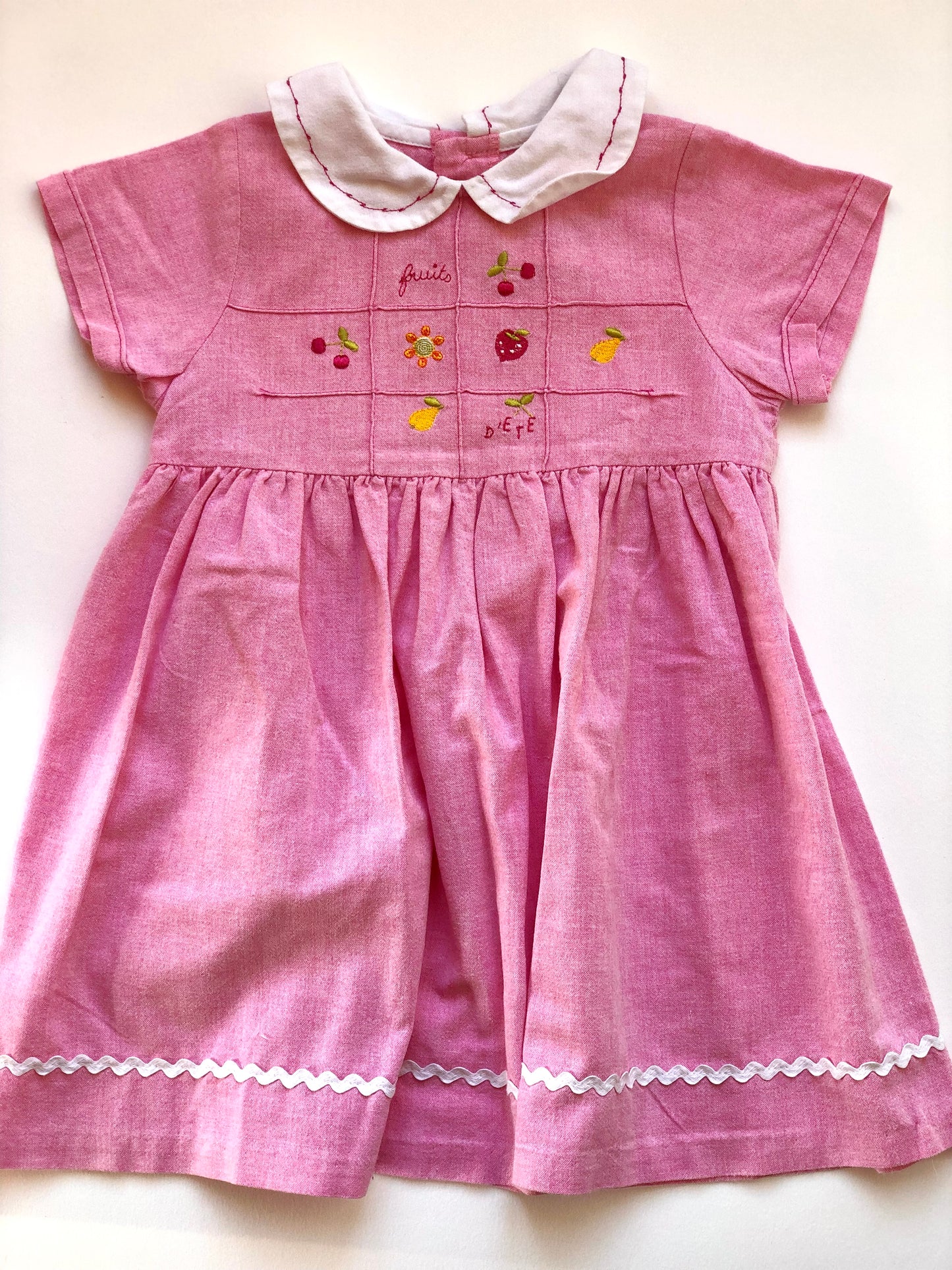 Robe rose Vintage 18 mois