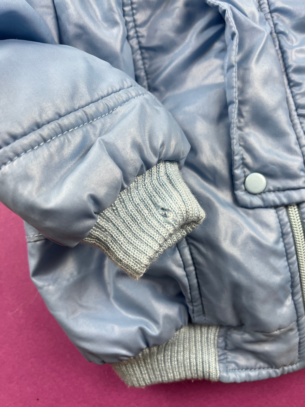 Imparfait boomber bleu vintage 12 mois