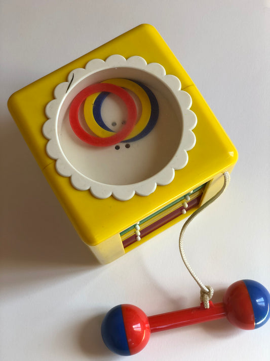 IMPARFAIT Jeux cube musical vintage Tomy