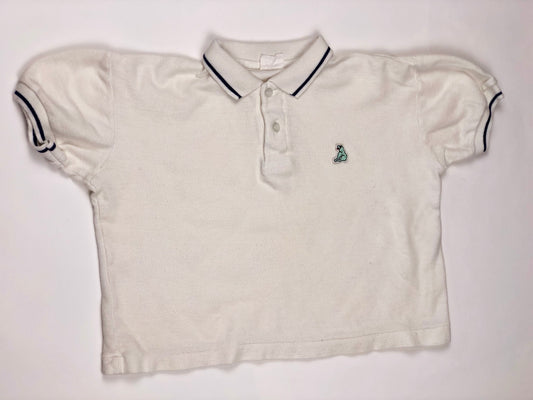 Polo blanc vintage 6 ans