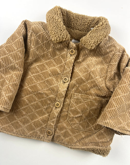 Manteau beige foncé Zara 9 mois
