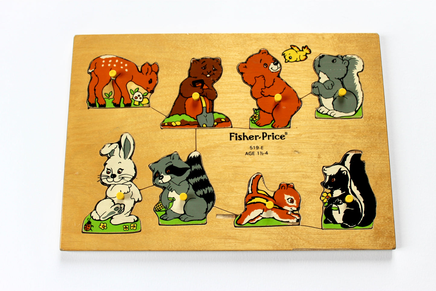 Puzzle d’encastrement vintage Fisher-Price