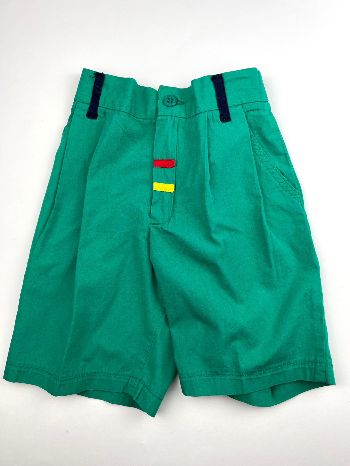 Bermuda vert vintage Alphabet 5 ans