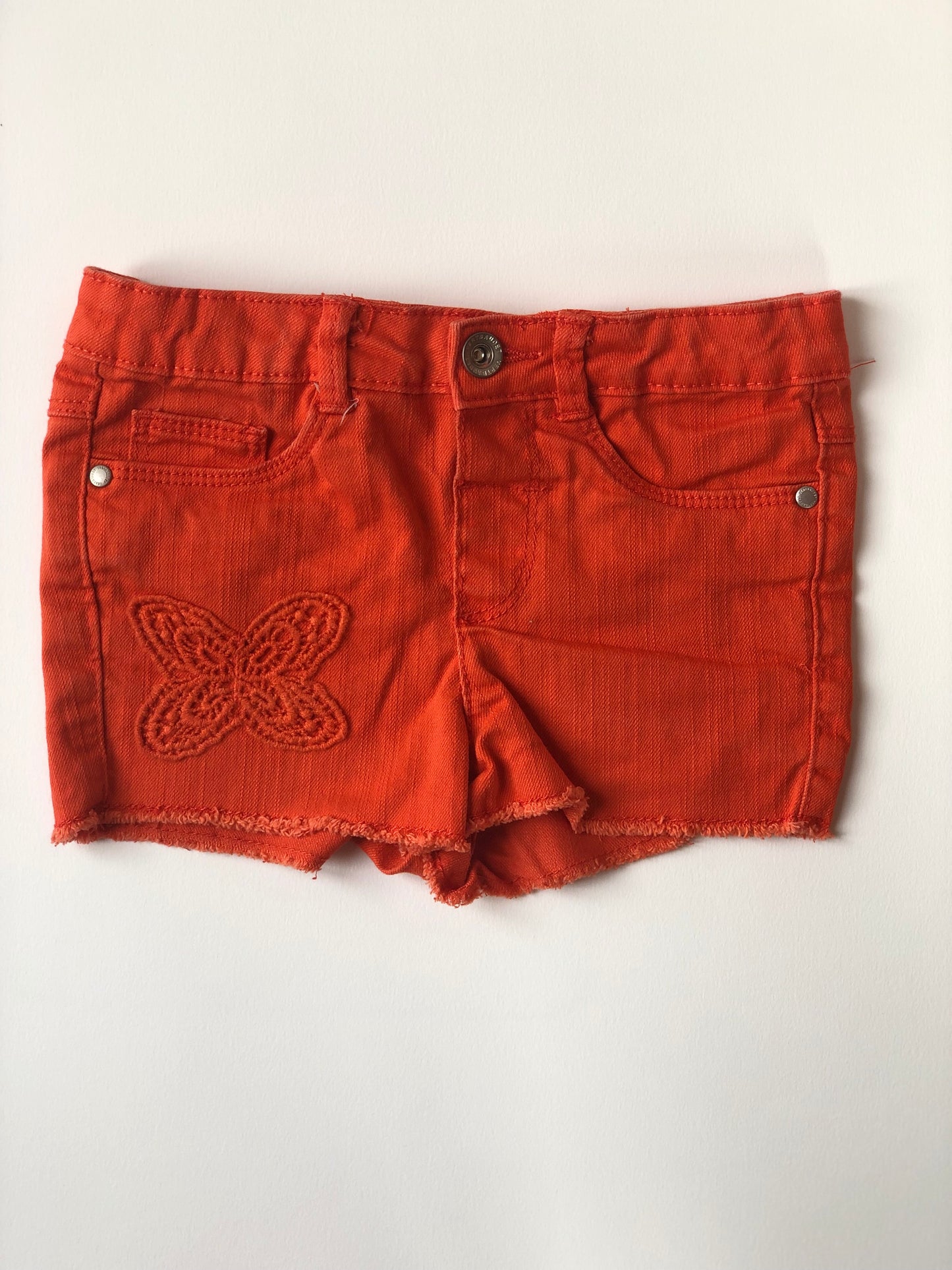 Short en jeans orange Vertbaudet 5 ans