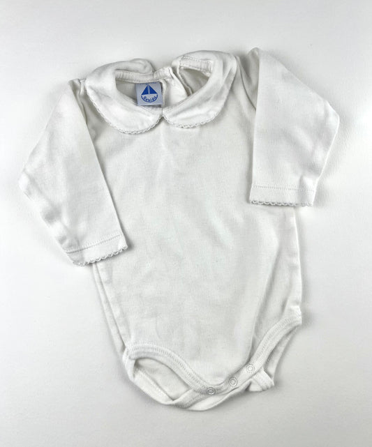 Bodie blanc vintage Babidu 3 mois