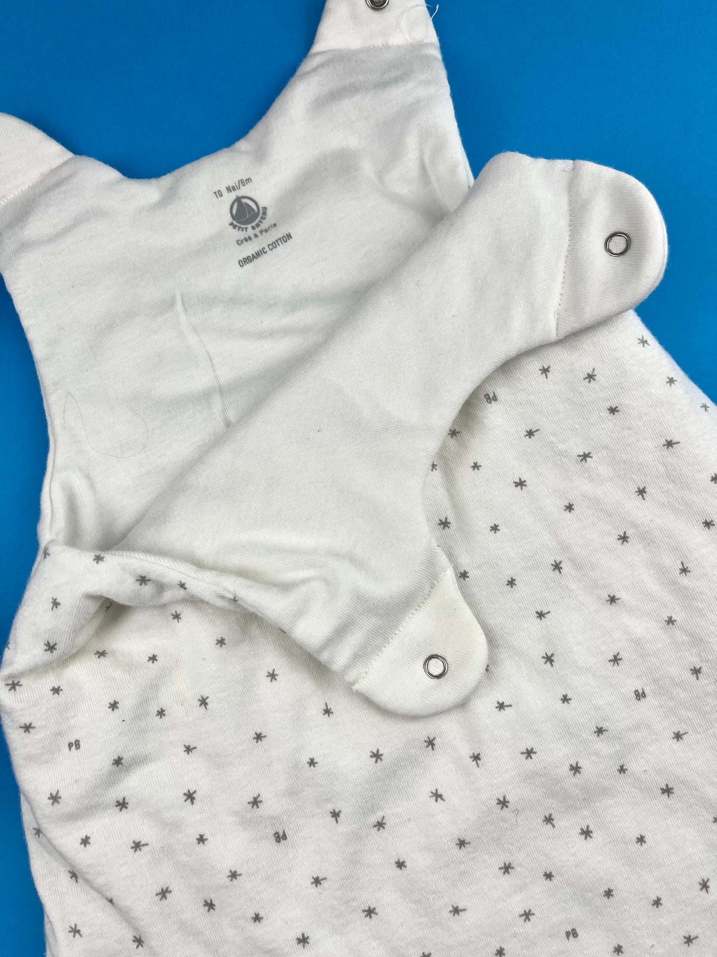 Gigoteuse blanche Petit Bateau 0/6 mois