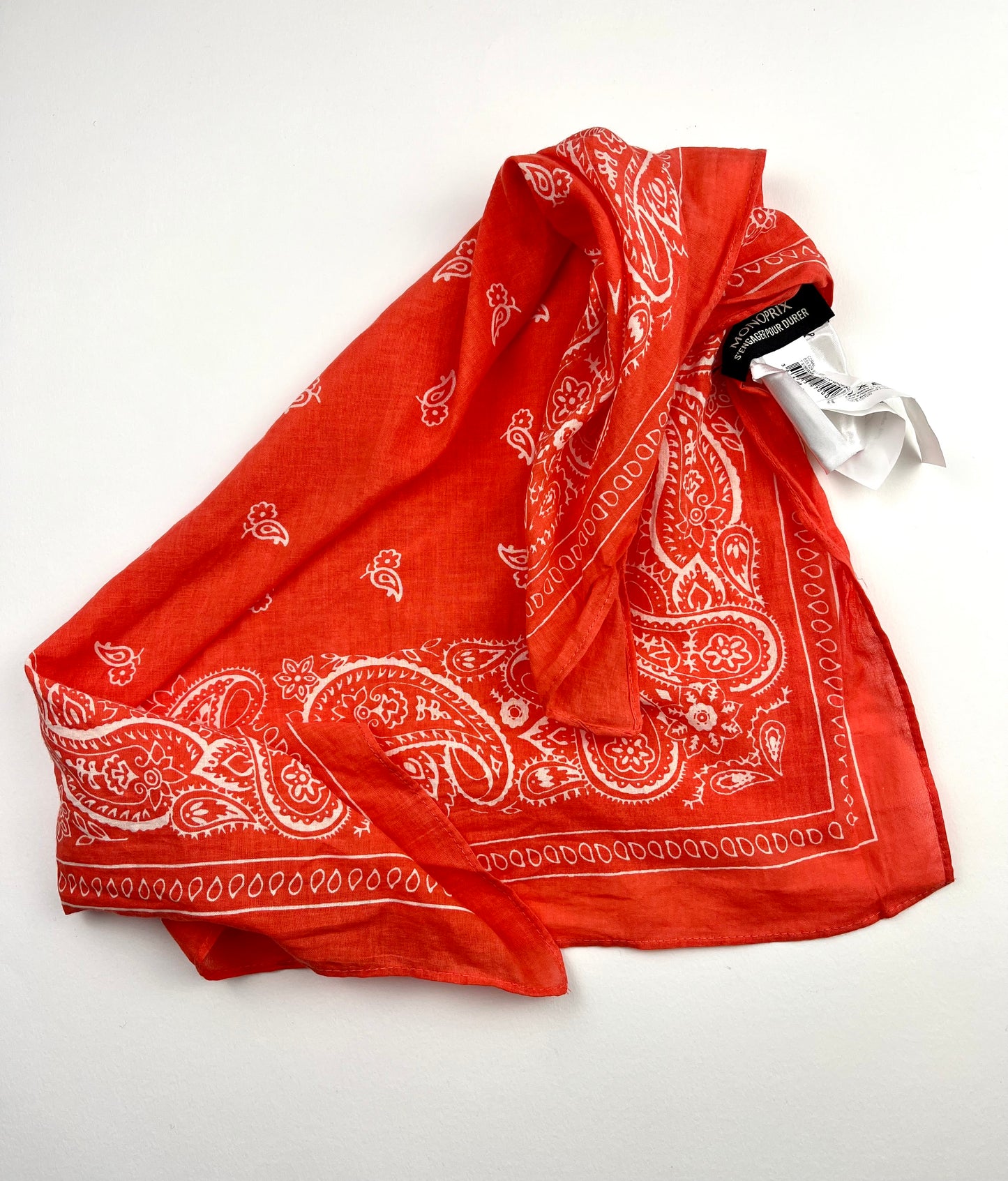 Bandana rouge Monoprix