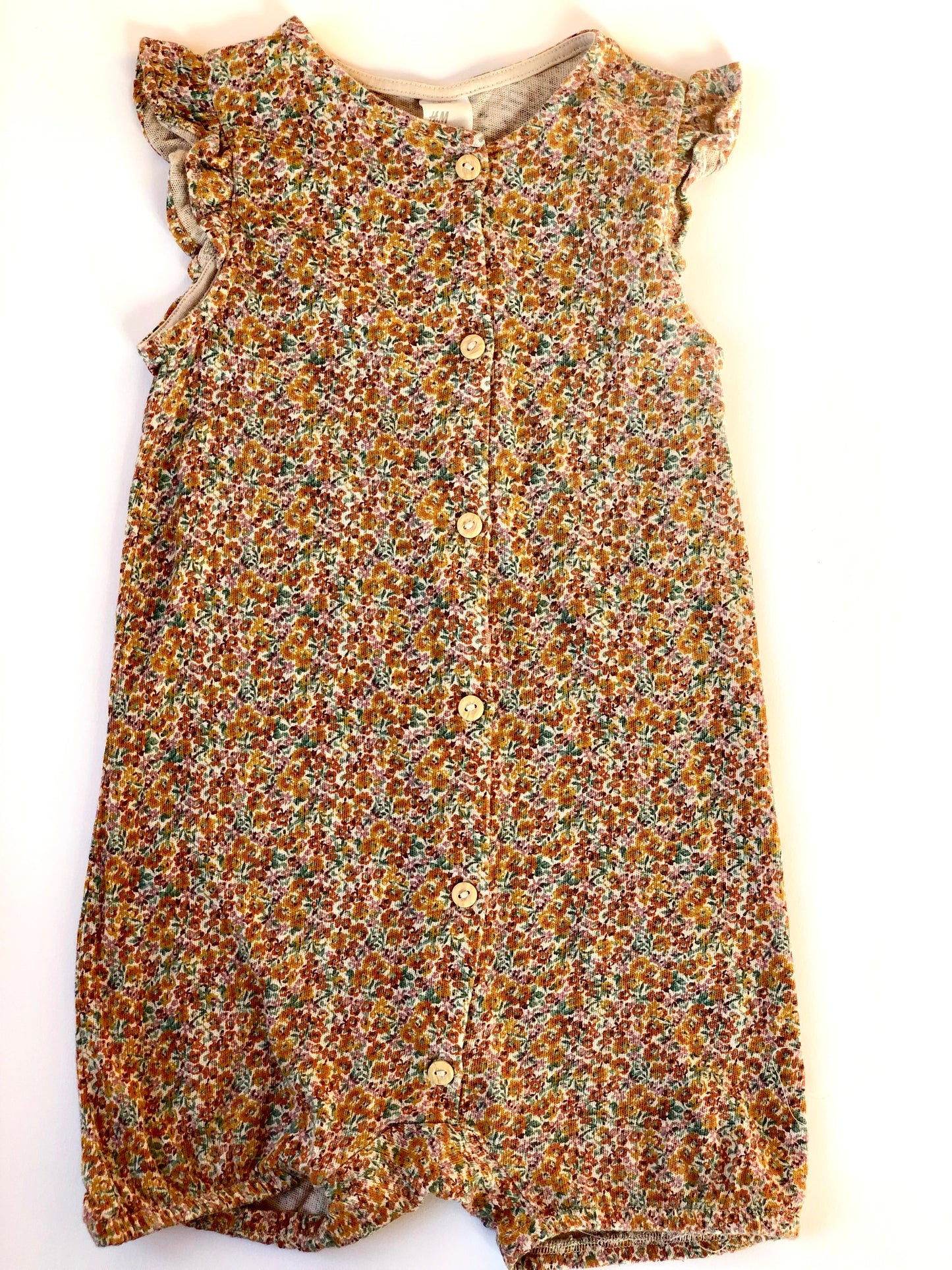 Combi-short à fleurs rose et marron  H&M 3 ans