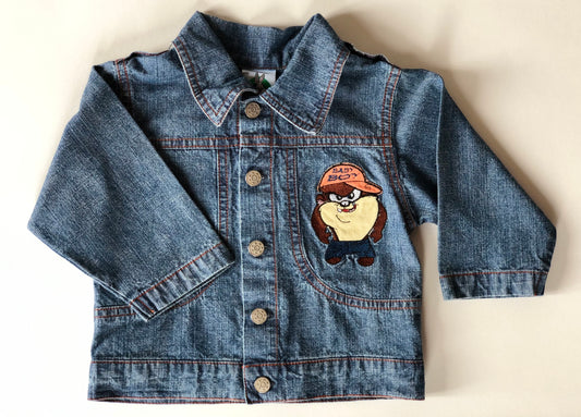 Veste en jeans Taz Looney Tunes Vintage 12 mois