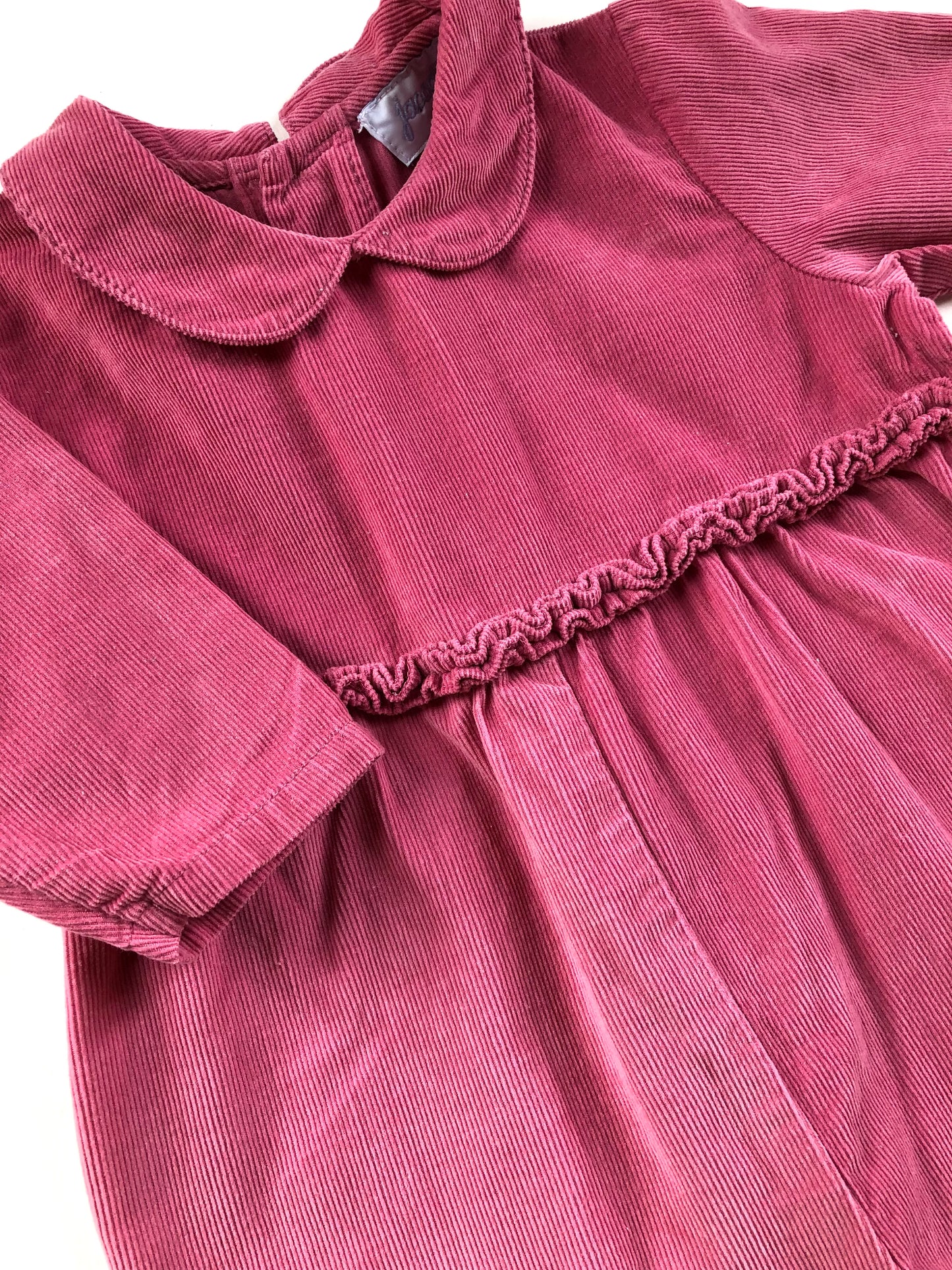 Combinaison en velours côtelé rose Jacadi 6 mois