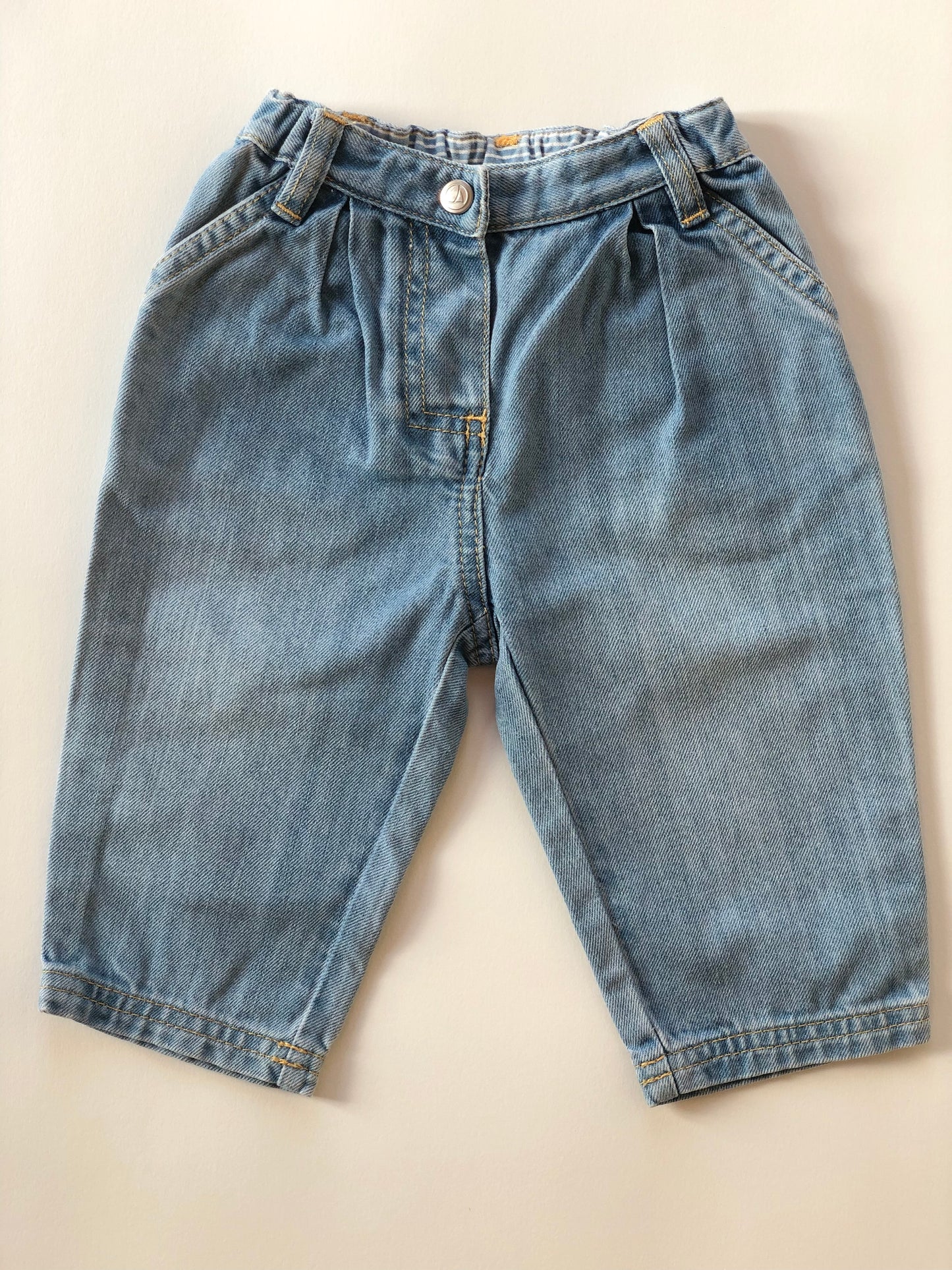 Jeans bleu Petit Bateau 6 mois