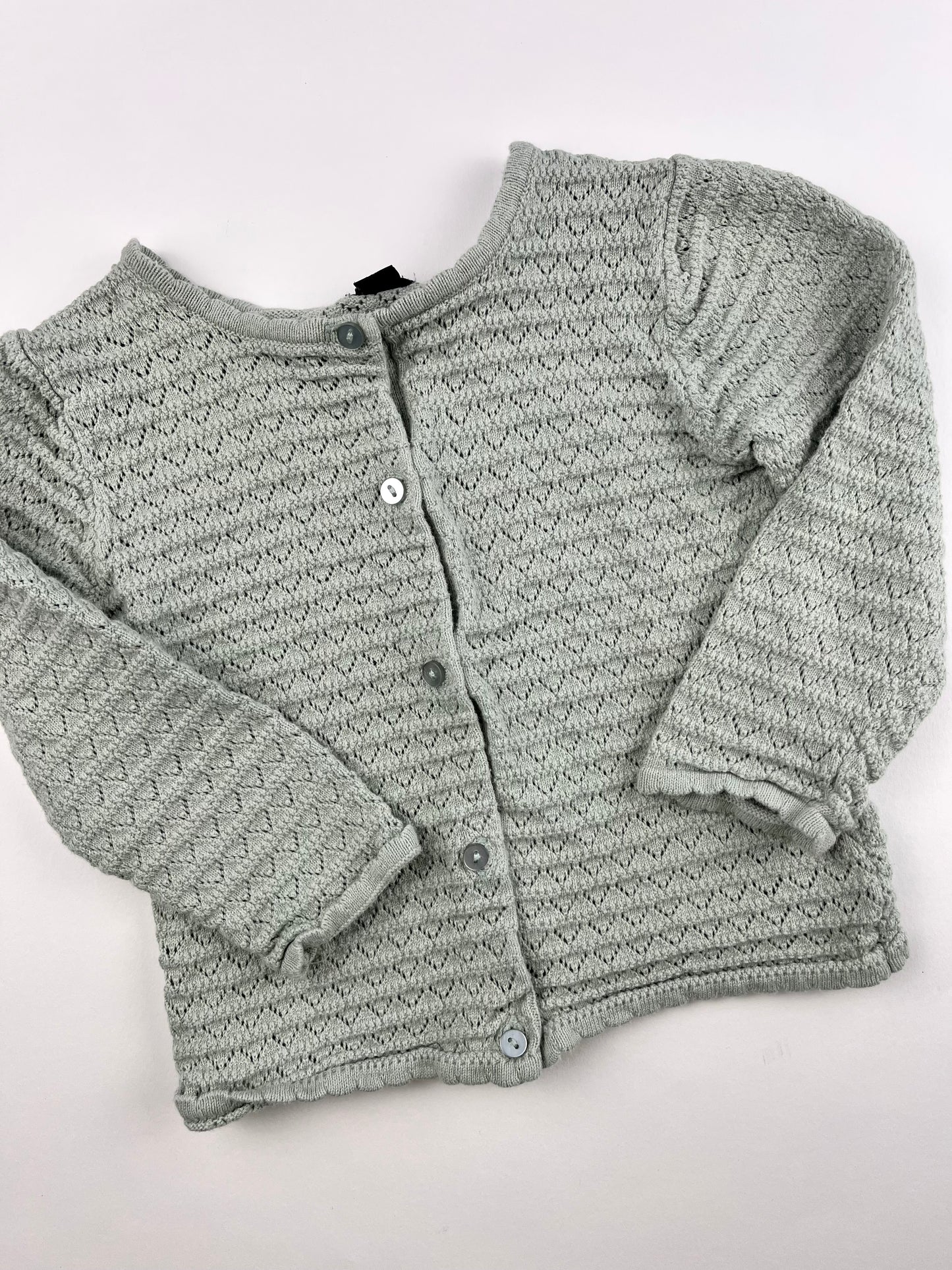 Gilet vert Kiabi 18 mois