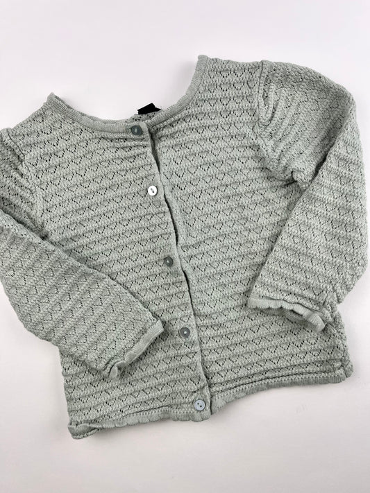 Gilet vert Kiabi 18 mois