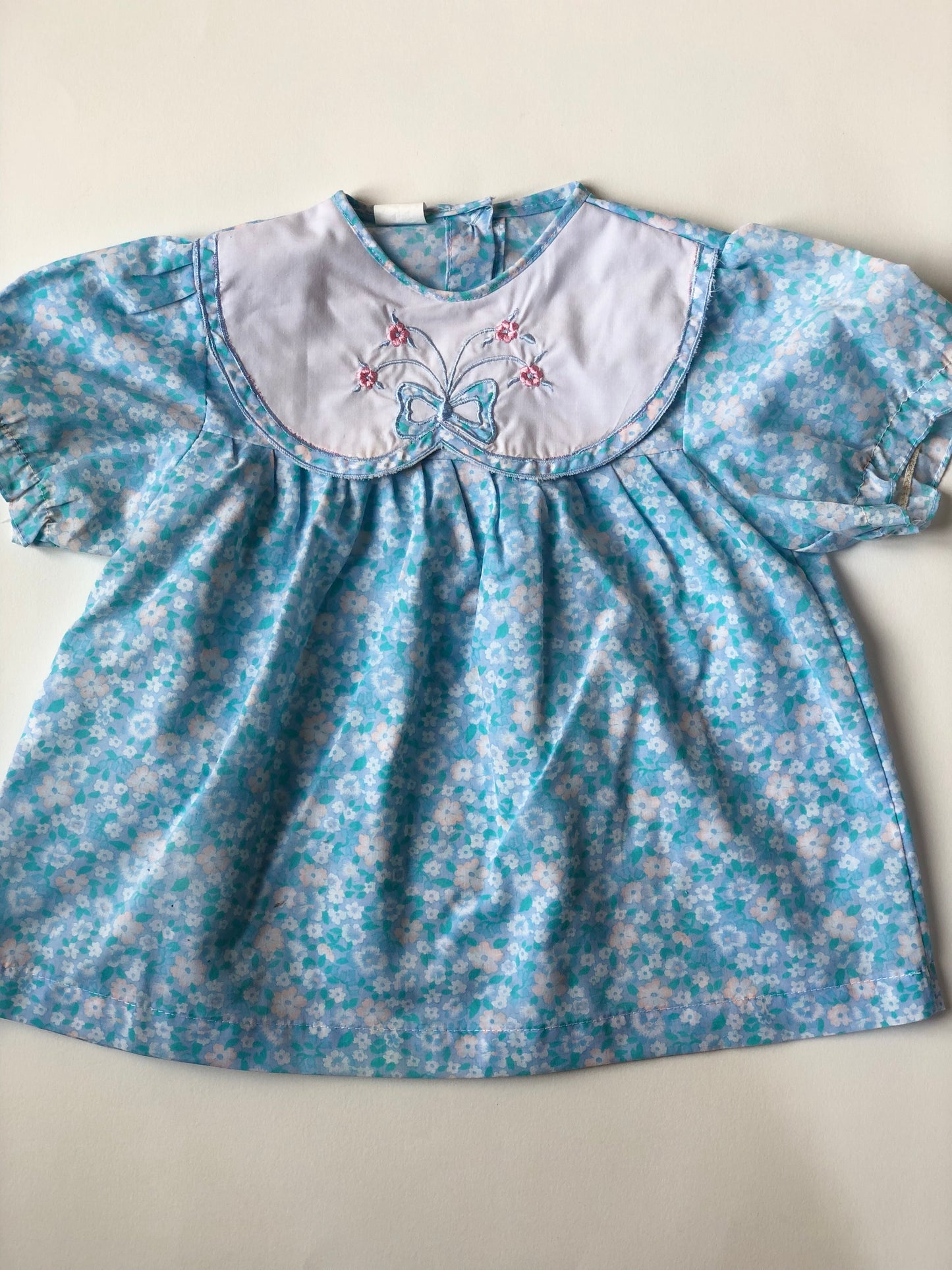 Robe à fleurs vintage 18 mois