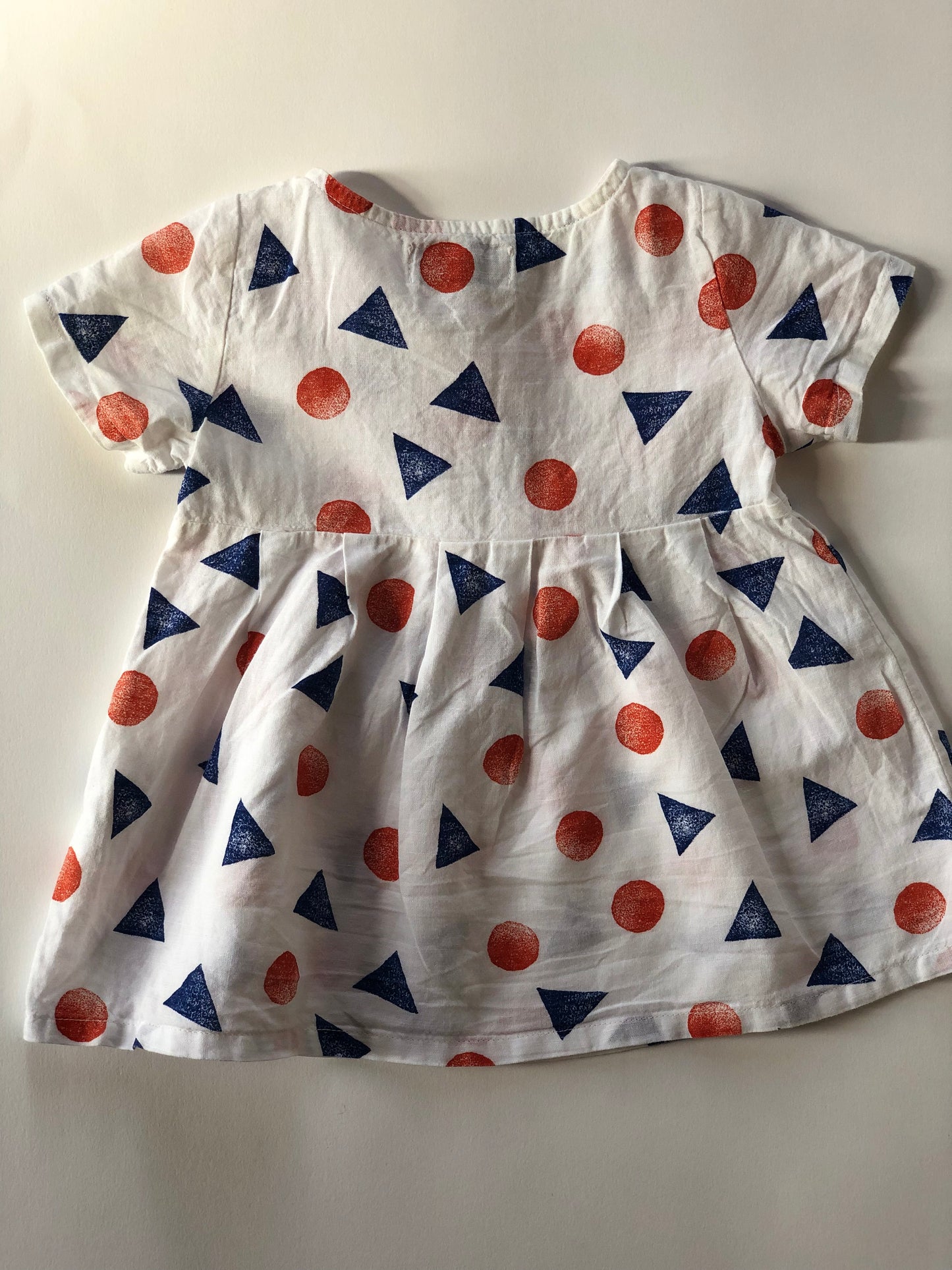 Robe manches courtes formes géométriques Bobo Choses 6 mois