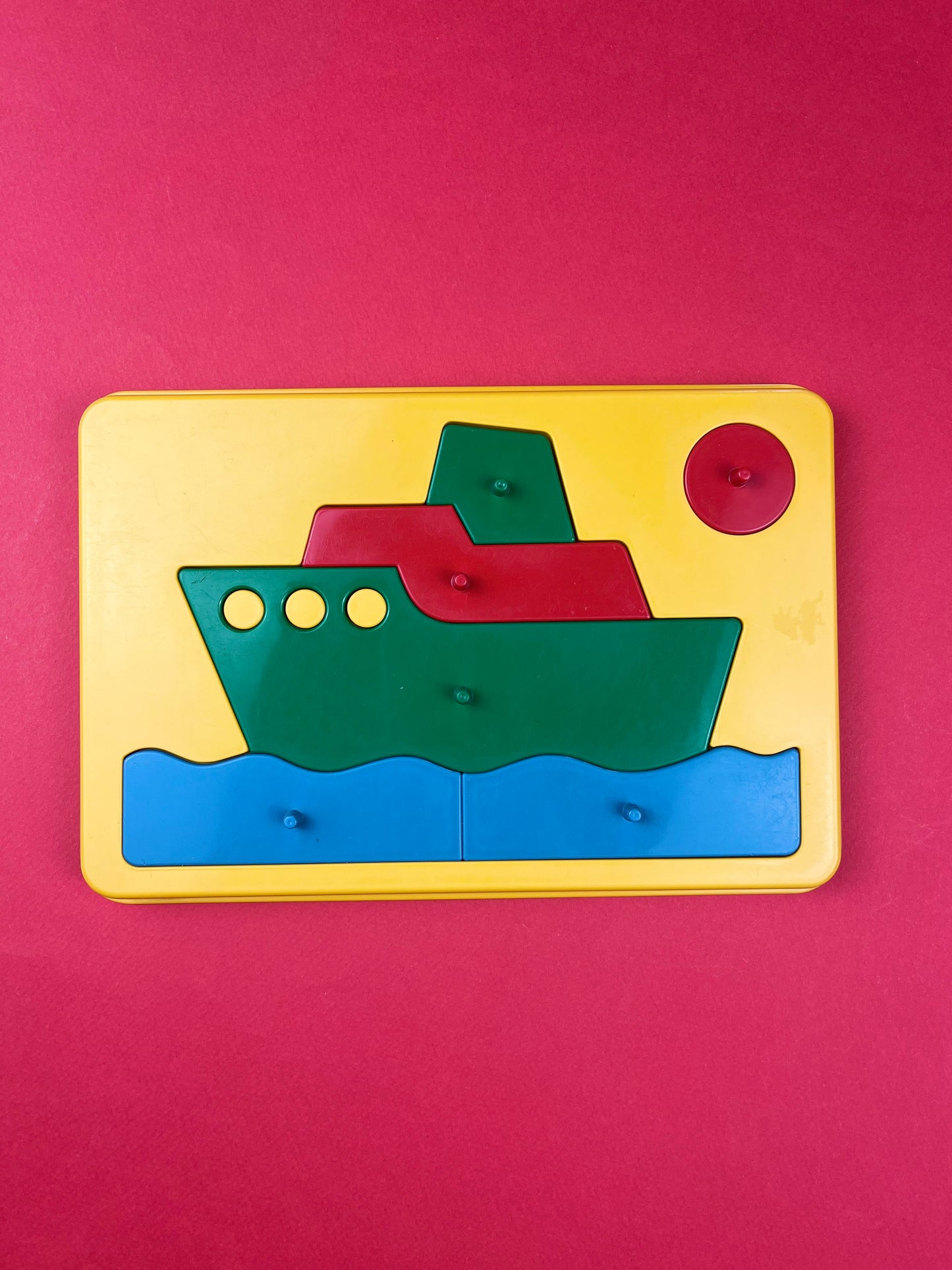 Puzzle bateau vintage Gowi