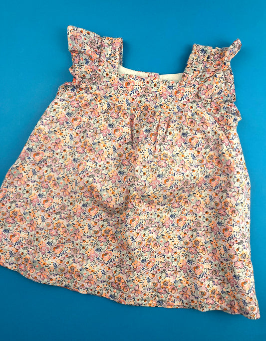 Robe à fleurs DPAM 6 mois
