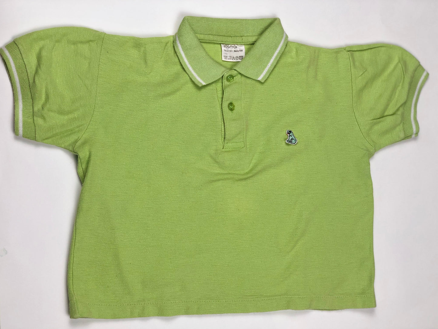 Polo vert vintage 6 ans
