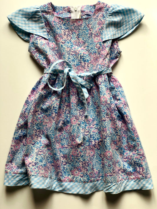 Robe à fleurs vintage 18 mois