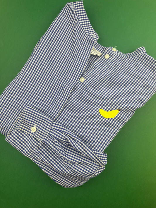 Chemise à carreaux bleue TajineBanane S