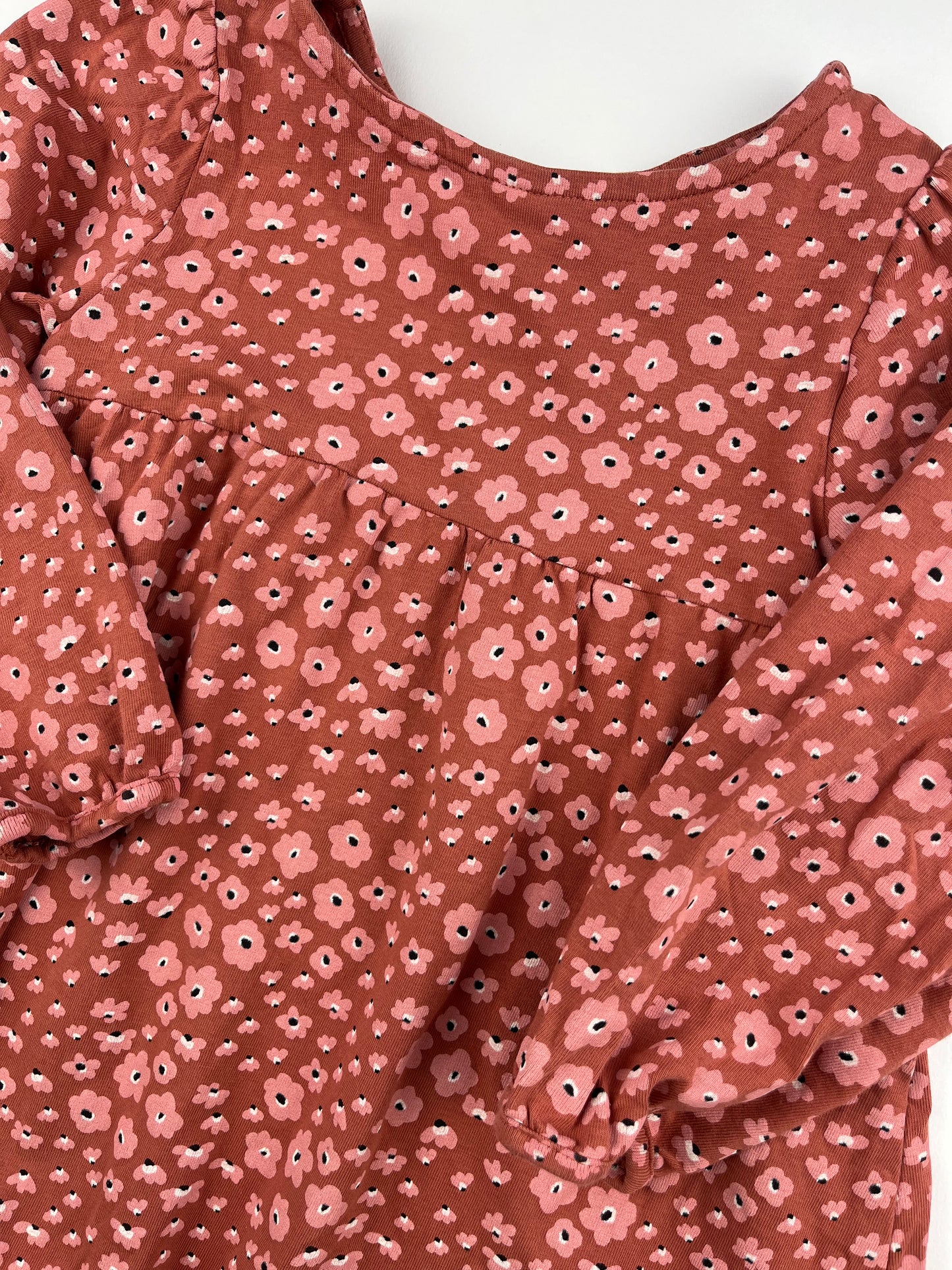 Robe à fleurs rose H&M 3 ans