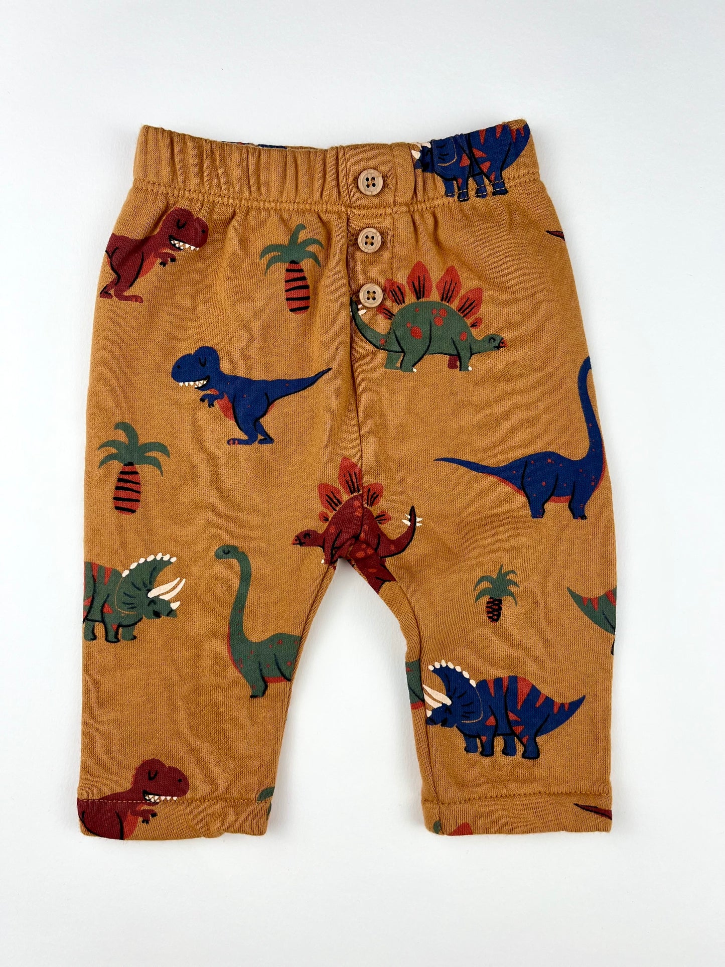 Legging marron dinosaures Kiabi 3 mois