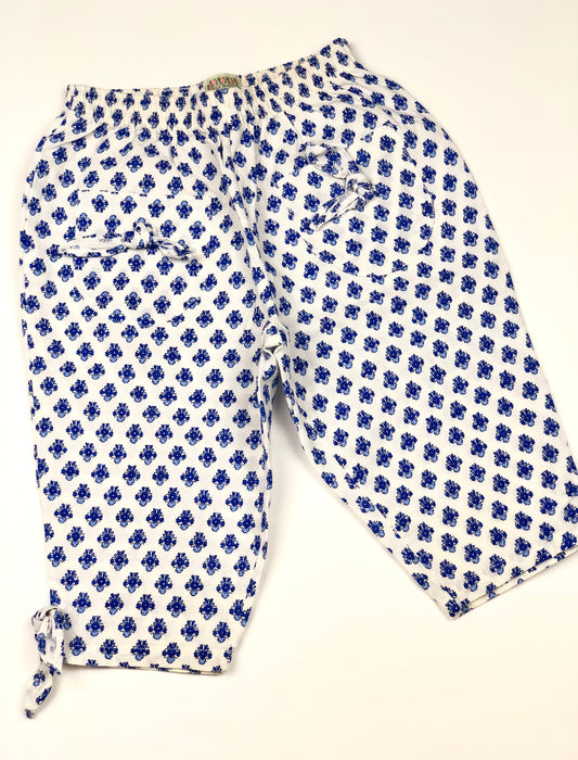 Pantalon à fleurs vintage World Tradition 2 ans