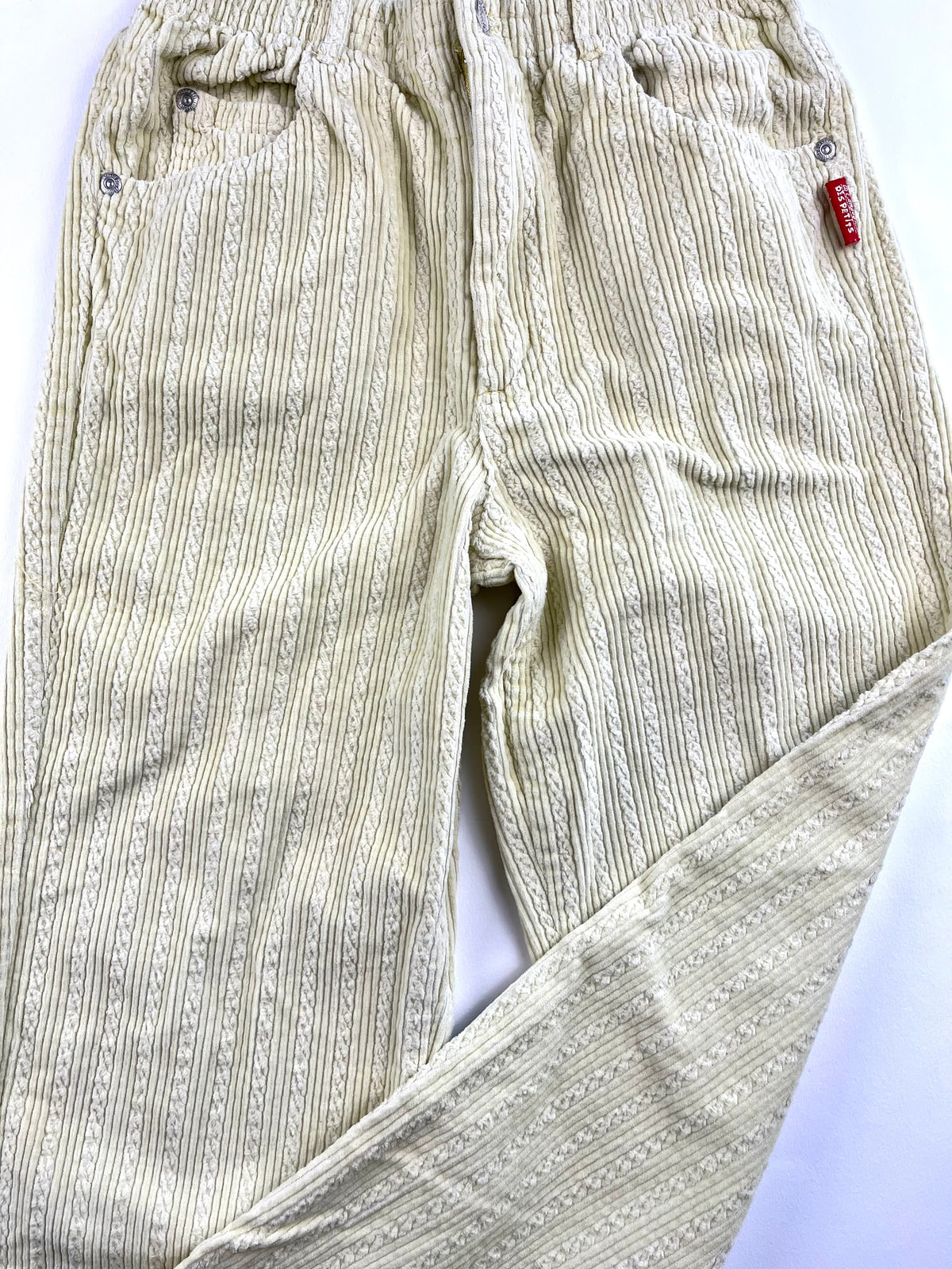 Pantalon jaune beurre vintage 8 ans