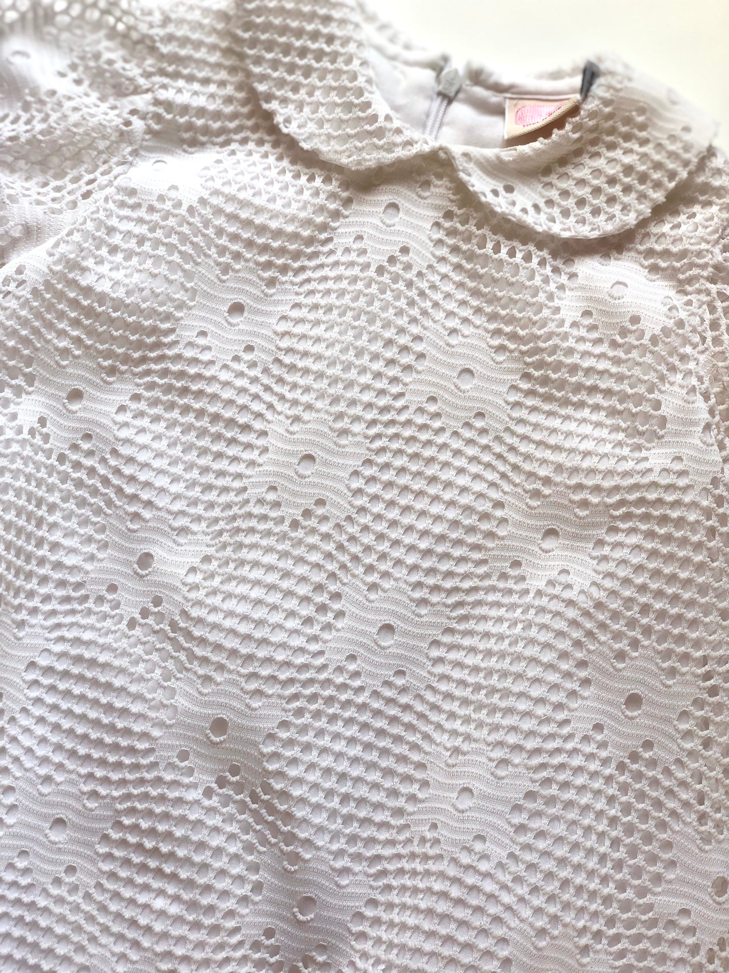 Robe en dentelle blanche Orne 2 ans