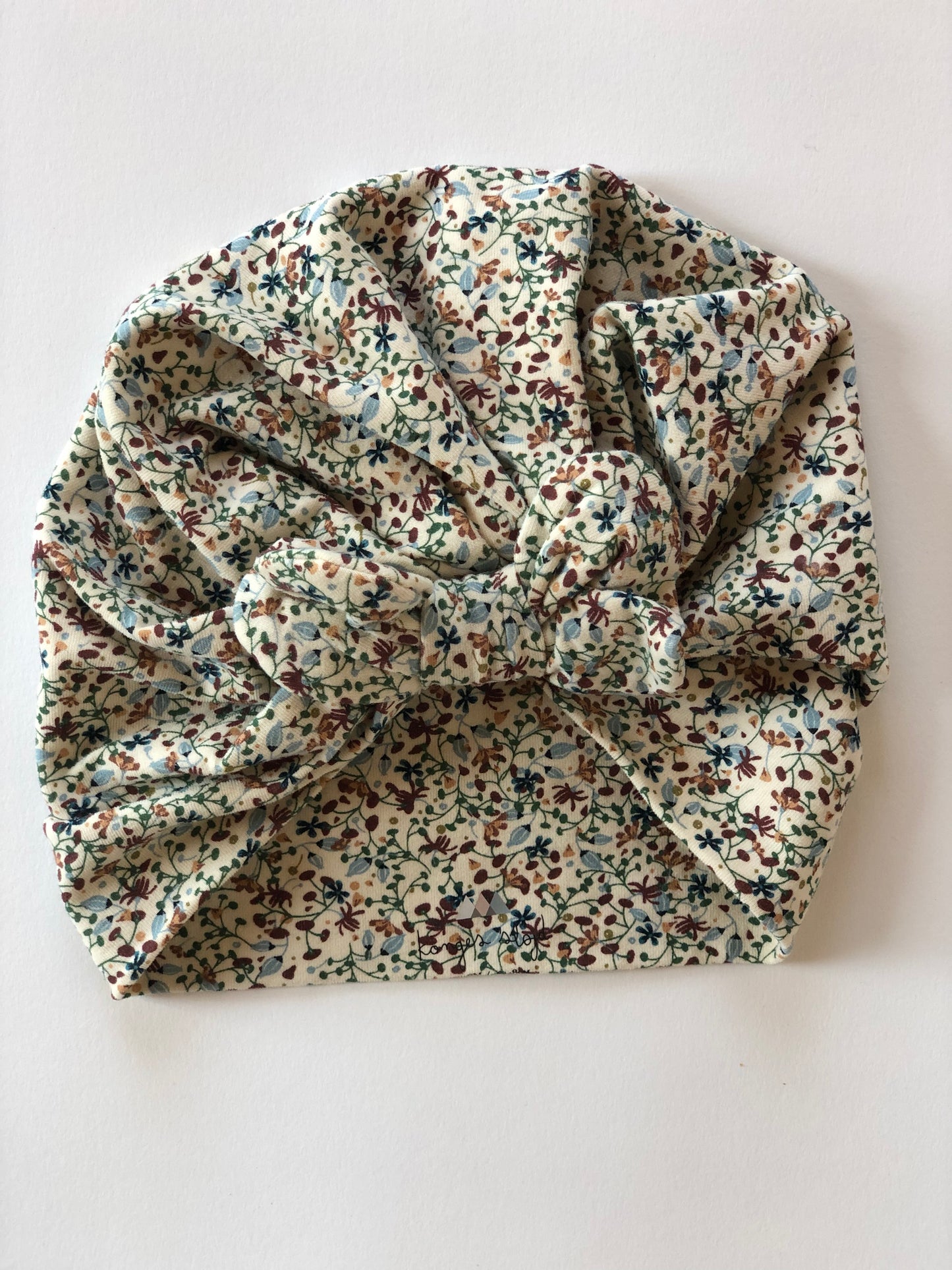 Turban à fleurs Konges Slojd 6-12 mois