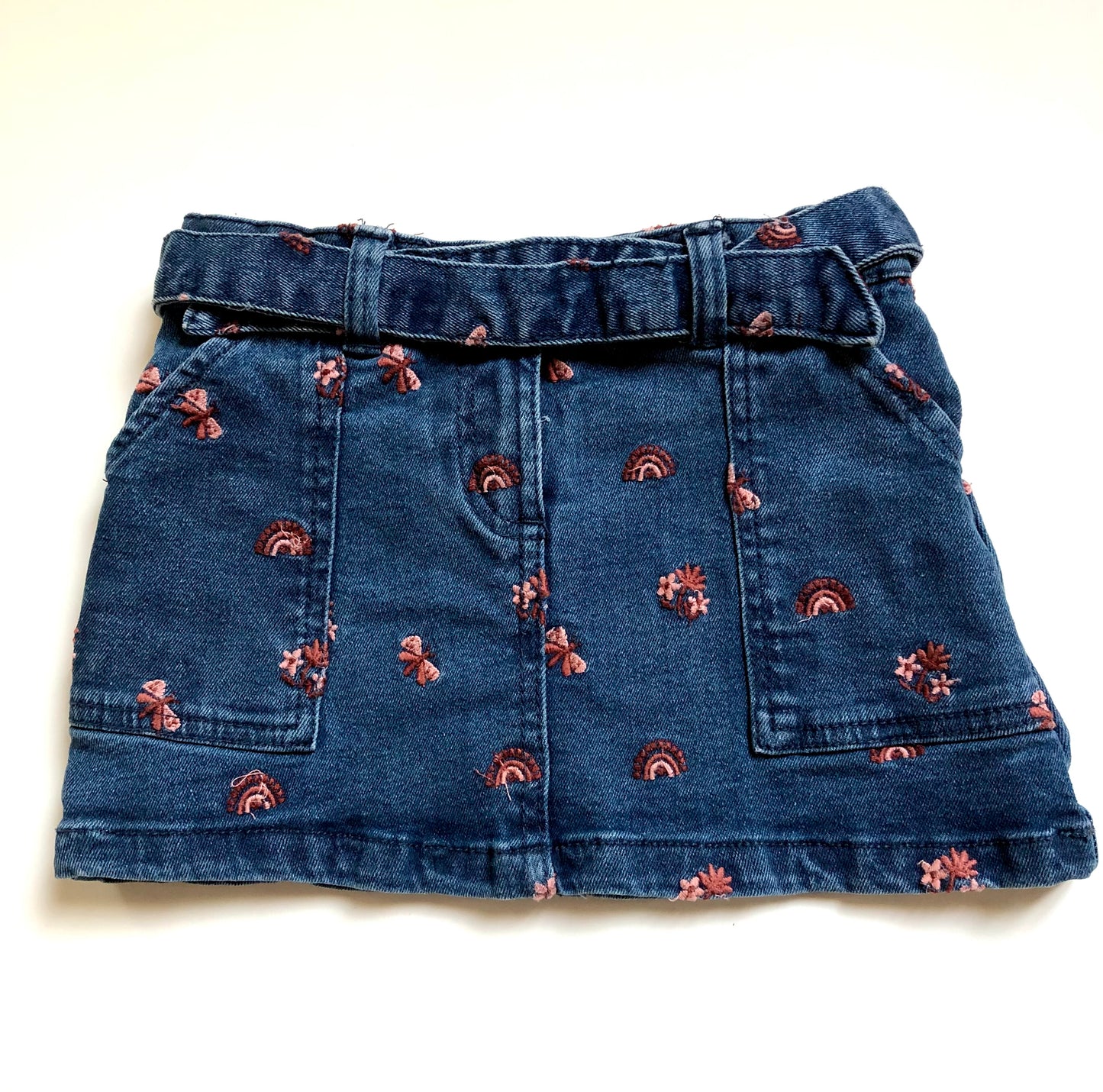 Jupe en jeans brodée Sergent Major 3 ans