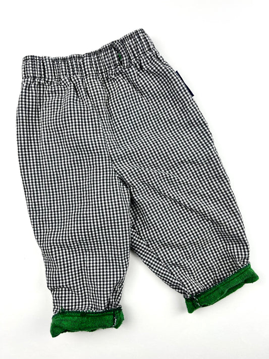 Pantalon en vichy vintage Le Dauphin 6 mois