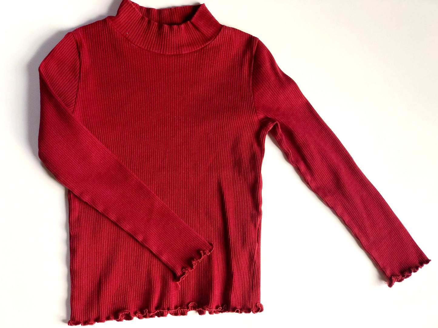 Sous-pull bordeaux Kiabi 6 ans