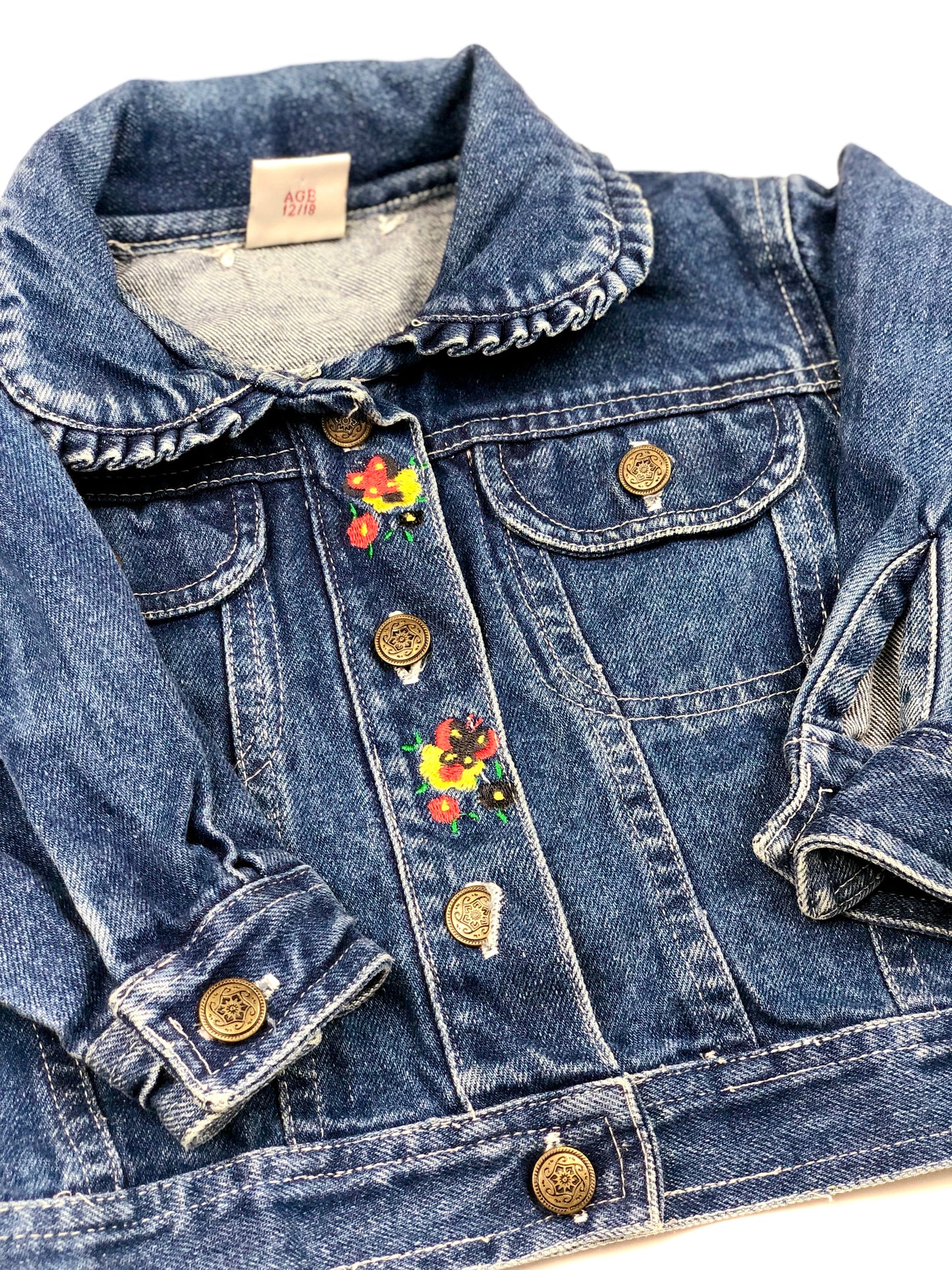 Veste en jeans bleue Nature Républic 18 mois
