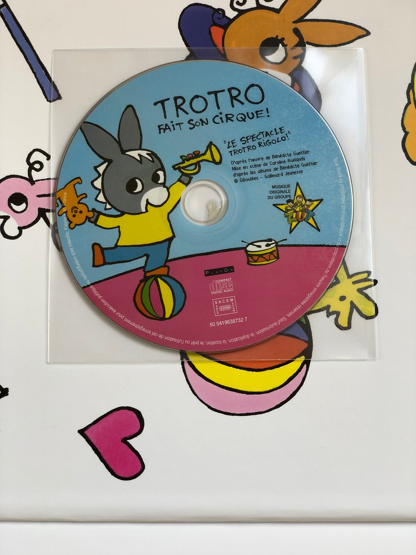 Livre « Trotro fait son cirque » avec CD audio