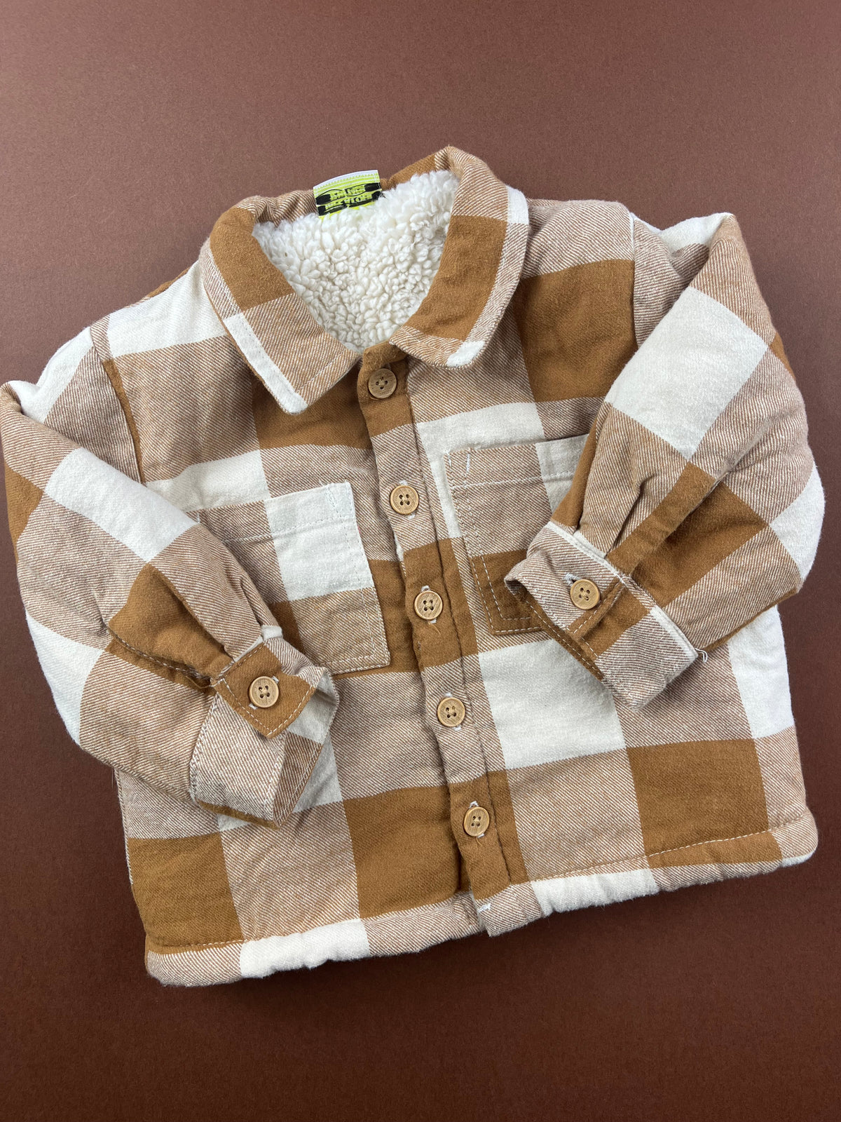 Manteau à carreaux Tape à l’oeil 12 mois