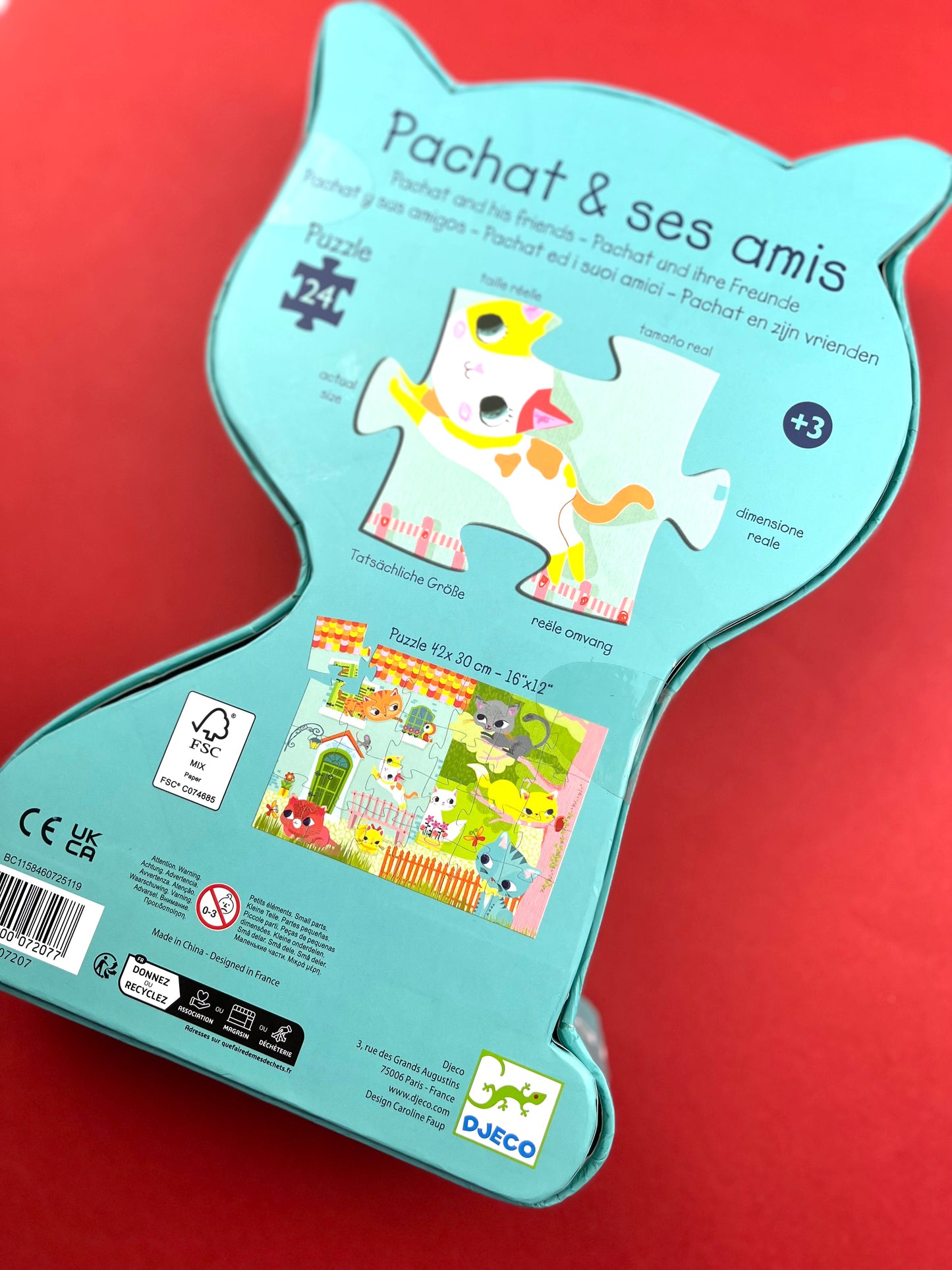 Puzzle chat Djeco 24 pièces