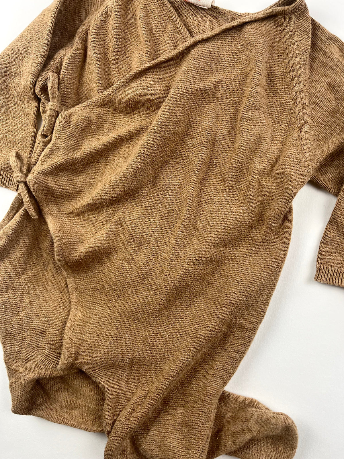 Combinaison en mailles beige Hema 12 mois