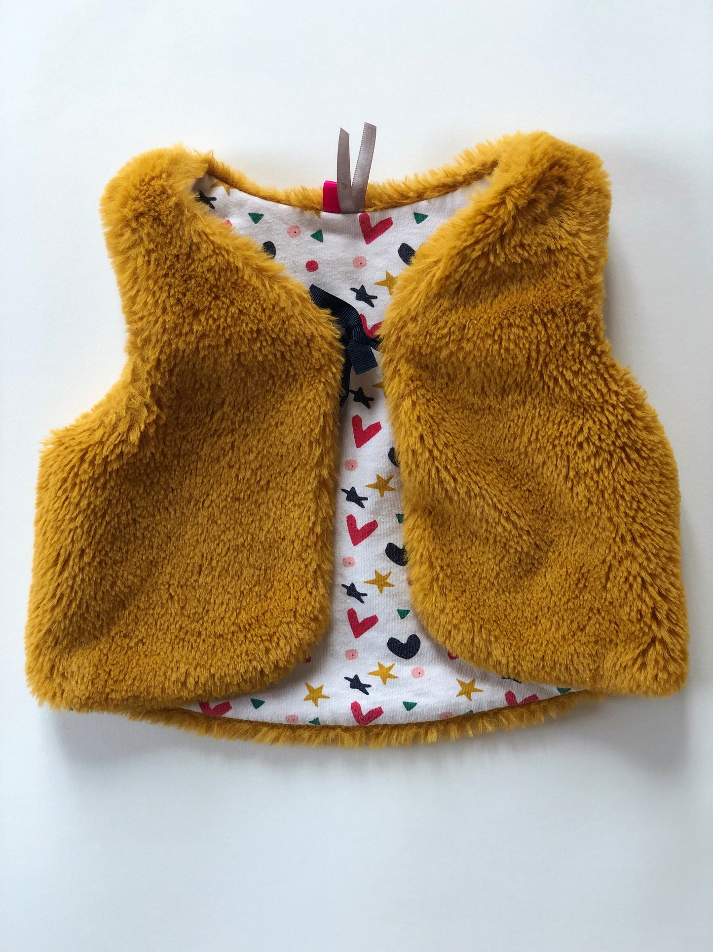 Gilet sans manche orange Orchestra 18 mois