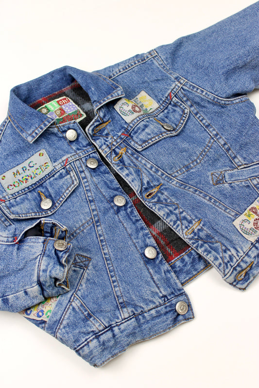 Veste en jeans bleue vintage Complice 4 ans
