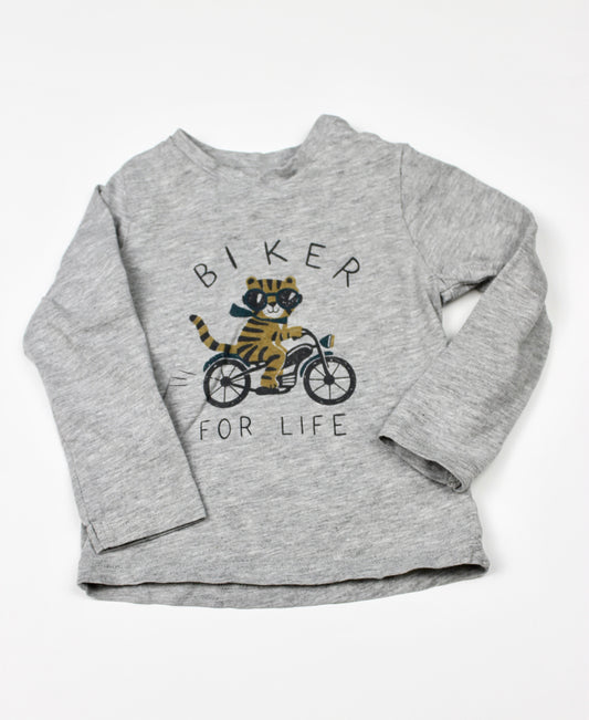 T-shirt gris Vertbaudet 2 ans