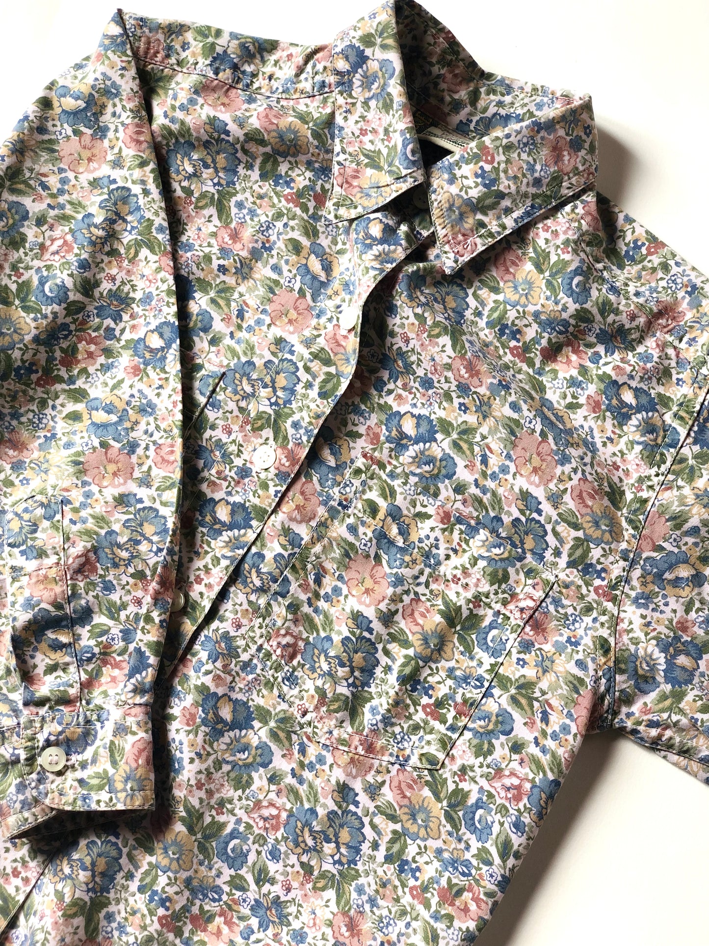 Chemise à fleurs vintage Decade 6 ans