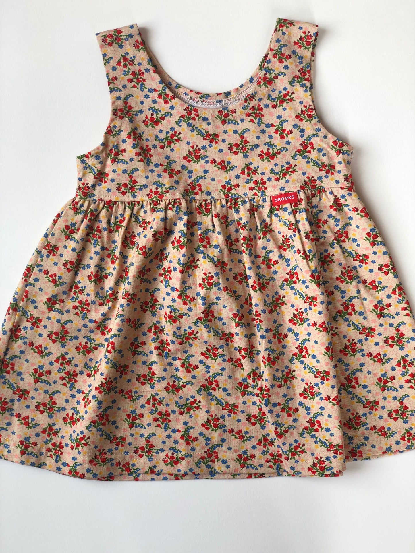 Robe à fleurs vintage Creeks 18 mois