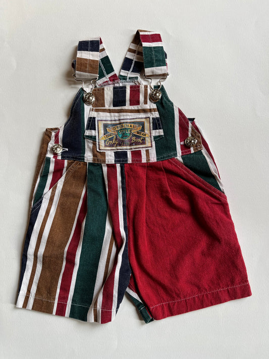Salopette rayée vintage 9 mois